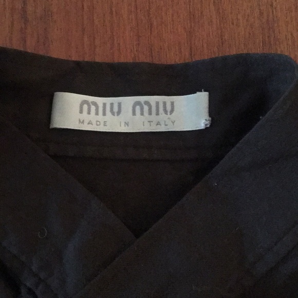 Miu Miu brown wool secretary blouse - Picture 4 of 4